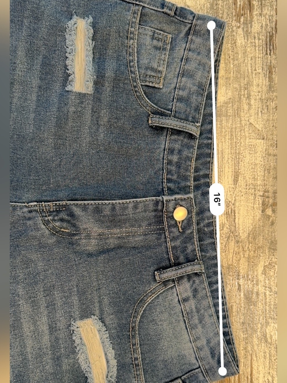 SHEIN Women's High Waist Denim Shorts Size 30 - Picture 11 of 15